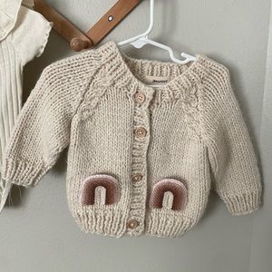 Huggalugs Rainbow Cardigan Sweater